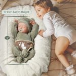Muñeca bebé Reborn BABESIDE Lifelike Boy, cuerpo suave, 17 p