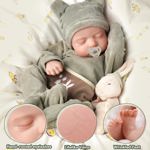 Muñeca bebé Reborn BABESIDE Lifelike Boy, cuerpo suave, 17 p