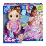 Muñeca Interactiva Baby Alive Lulu Achoo con Playset de Doctor