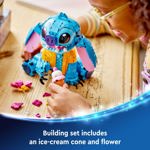 Kit de construcción LEGO Disney Stitch Toy con helado 43249