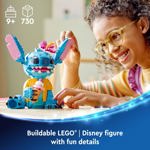 Kit de construcción LEGO Disney Stitch Toy con helado 43249