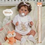 Muñeca Reborn Babeside Relike Saskia de 50 cm con accesorio