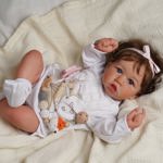 Muñeca Reborn Babeside Relike Saskia de 50 cm con accesorio