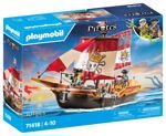 Barco pirata Playmobil 71418 con 2 figuras y 98 accesorios