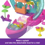 Barco portátil Playset Polly Pocket Unicorn Dream Cruise
