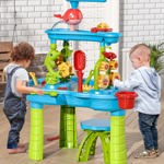 Mesa Sand Water TEMI de 3 niveles con silla para niños
