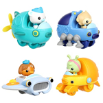 Paquete de 4 vehículos Octonauts Gup Racers