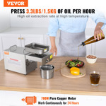 Máquina De Prensa De Aceite Eléctrica 700 W Vevor