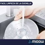 Cortadora Fiambres Y Alimentos Familiar Midow Corte 1-15mm