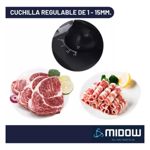 Cortadora Fiambres Y Alimentos Familiar Midow Corte 1-15mm