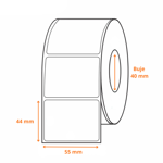 Caja 50 Rollos de Etiquetas Termicas 55x44 Balanzas Kretz Systel Impresoras Etiquetas