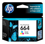 Cartucho Original Hp Ink 664 F6v29al 1115 2135 4675 Tricolor