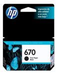 Cartucho Hp 670 Negro Cz113al Orig 3525 4615 4625 5525