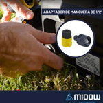 Hidrolavadora Midow 1300w 105 Bar Caudal 360 L/h Accesorios