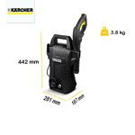 Hidrolavadora Karcher K2 Basic Black Alta Presión Manguera