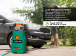 Hidrolavadora Gadnic eléctrica 1400W Alta Presión 