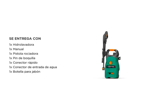 Hidrolavadora Gadnic eléctrica 1400W Alta Presión 