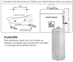 Termotanque Escorial Multigas 80L Conx Sup C/ Sist. Colgar
