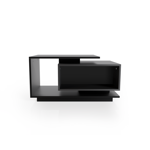 Mesa Ratona Moderna Centro Melamina Minimalista Mr02 Negro
