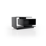 Mesa Ratona Moderna Centro Melamina Minimalista Mr02 Negro