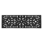 Felpudo Entrada De Goma Negro 25 x 75
