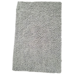 Alfombra Shaggy Gris 40x60 cm de Algodón