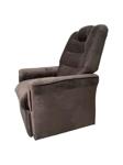 sillon 1 cpo reclinable relax tapizado pana chocolate 