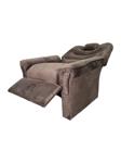sillon 1 cpo reclinable relax tapizado pana chocolate 
