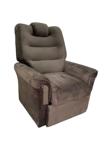 sillon 1 cpo reclinable relax tapizado pana chocolate 
