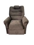 sillon 1 cpo reclinable relax tapizado pana chocolate 
