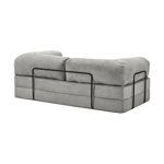 SILLON TEDDY 100X200X40 PURPLE COLOR STONE