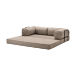 SILLON TEDDY 100X200X40 PURPLE COLOR BEIGE