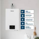 Calefón Philco 14 Lts Por Minuto  Tiro Forzado Blanco PHCA14B