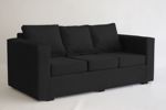 Sillon 3 Cuerpos Florida Pana Negro