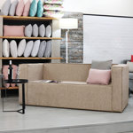 Sillón Cubo Denver 3 Cuerpos 1.80m en chenille Jumper habano Full Confort