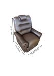 Sillon individual reclinable color chocolate entrega inmediata
