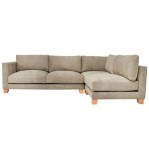 Sillon Esquinero Rinconero Sofa Convertible Bora Pana Beige 2.80 MTS x 1.80 MTS