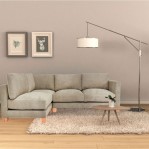 Sillon Esquinero Rinconero Sofa Convertible Bora Pana Beige 2.80 MTS x 1.80 MTS