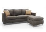 Sillón de 3 Cuerpos Esquinero Convertible 1.85MTS Chenille Gris
