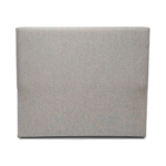Respaldo de Cama 180x130 cm Lino Gris Medio