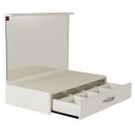 Mueble Maquillador Tocador Escritorio Con Espejo Y Cajón