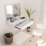 Mueble Maquillador Tocador Escritorio Con Espejo Y Cajón