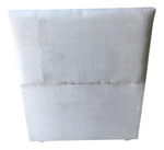 Respaldo Para Sommier Super Queen 160 Tapizado Pana Liso Color Stone