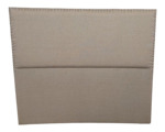 Respaldo Para Sommier 2 Plazas 140cm Alpha Tachas Liso Color Lino