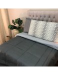 ACOLCHADO KING SIZE BRESCIA LISO REVERSIBLE COLORES VARIOS