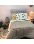 ACOLCHADO KING SIZE BRESCIA LISO REVERSIBLE COLORES VARIOS