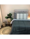 ACOLCHADO KING SIZE BRESCIA LISO REVERSIBLE COLORES VARIOS