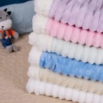 Frazada Manta Con Corderito Cuna Bebe Infantil Super Suave