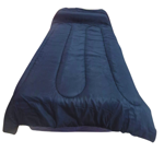 Acolchado Liso Reversible 1 1/2 Relleno Abrigado Ayfa Negro