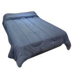 Acolchado Liso Reversible 2 1/2 Relleno Abrigado Ayfa Gris Oscuro